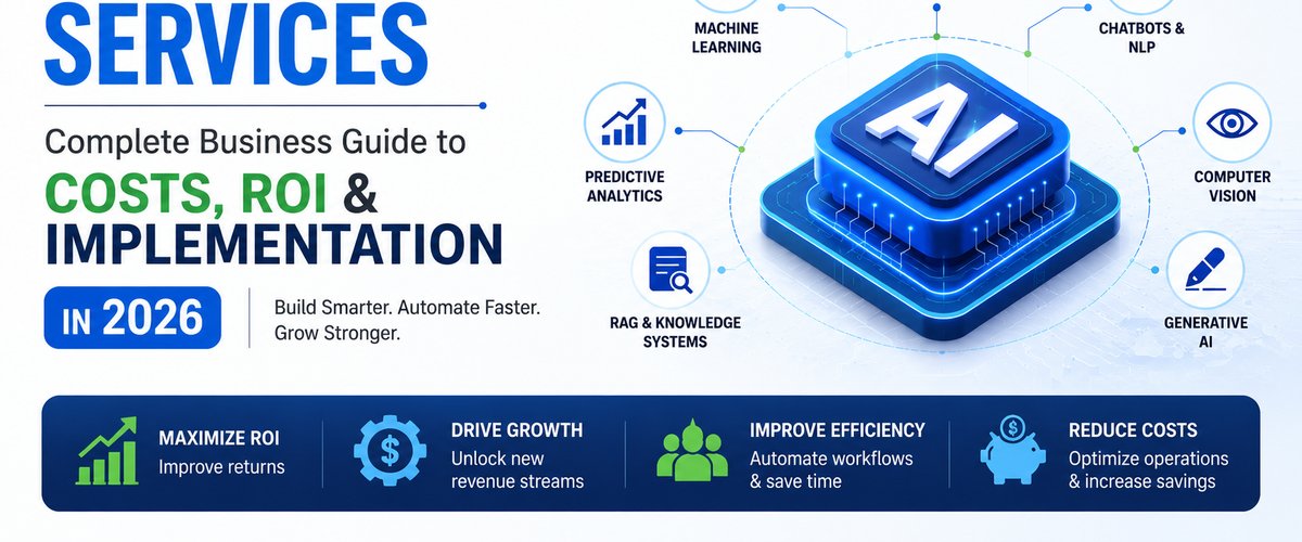 AI Development Services 2026: Complete Guide, Costs, ROI