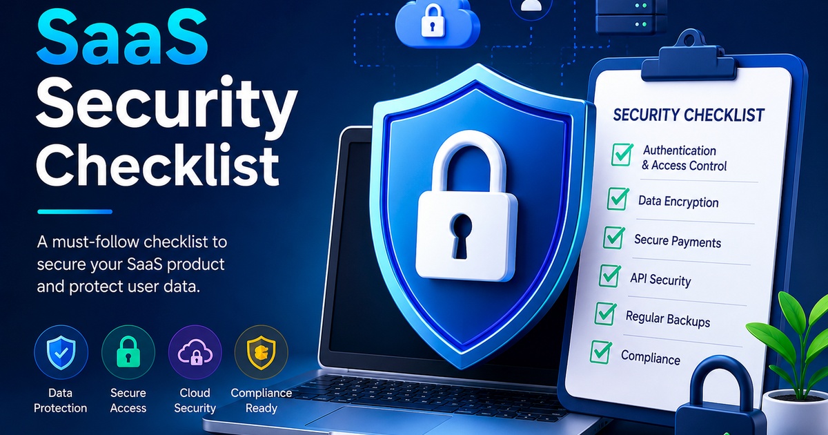 SaaS Security Checklist: What Every Founder Must Know Before Launch