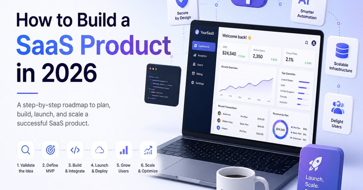 SaaS Product Development 2026 | Complete Guide for Startups and Enterprises